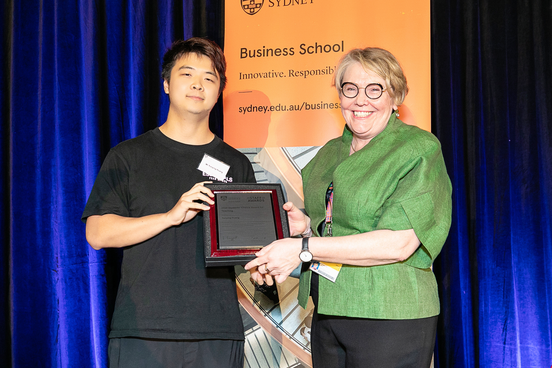 Teaching award ceremony